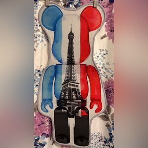 Eiffel Tower x KAWS Bearbrick Rug – Brand New | 30”x13” Accent Decor